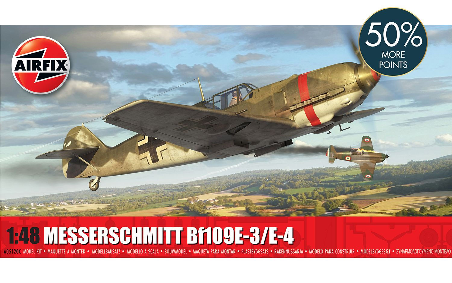 airfix Messerschmitt Bf109E-3/E-4