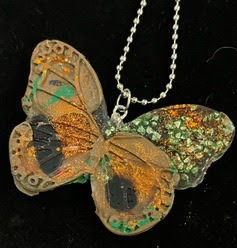 Thumbnail: Handcrafted Resin Butterfly Pendants
