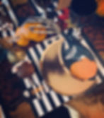 Halloween place setting