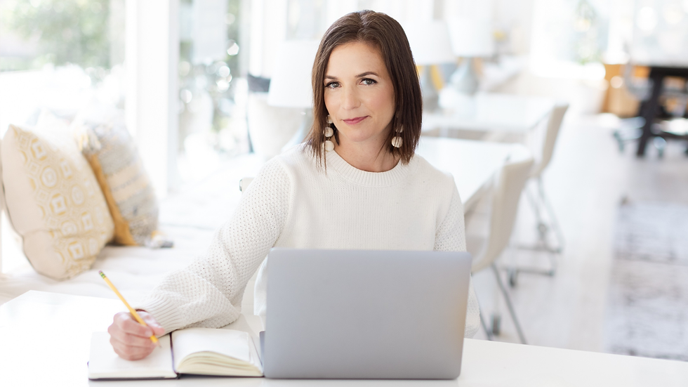 Content strategist working at a desk planning content strategy