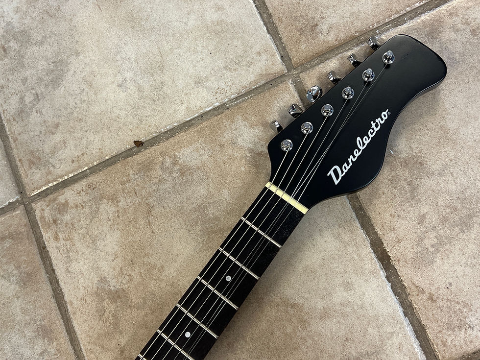 Thumbnail: Danelectro Electric Sitar Black Crackle