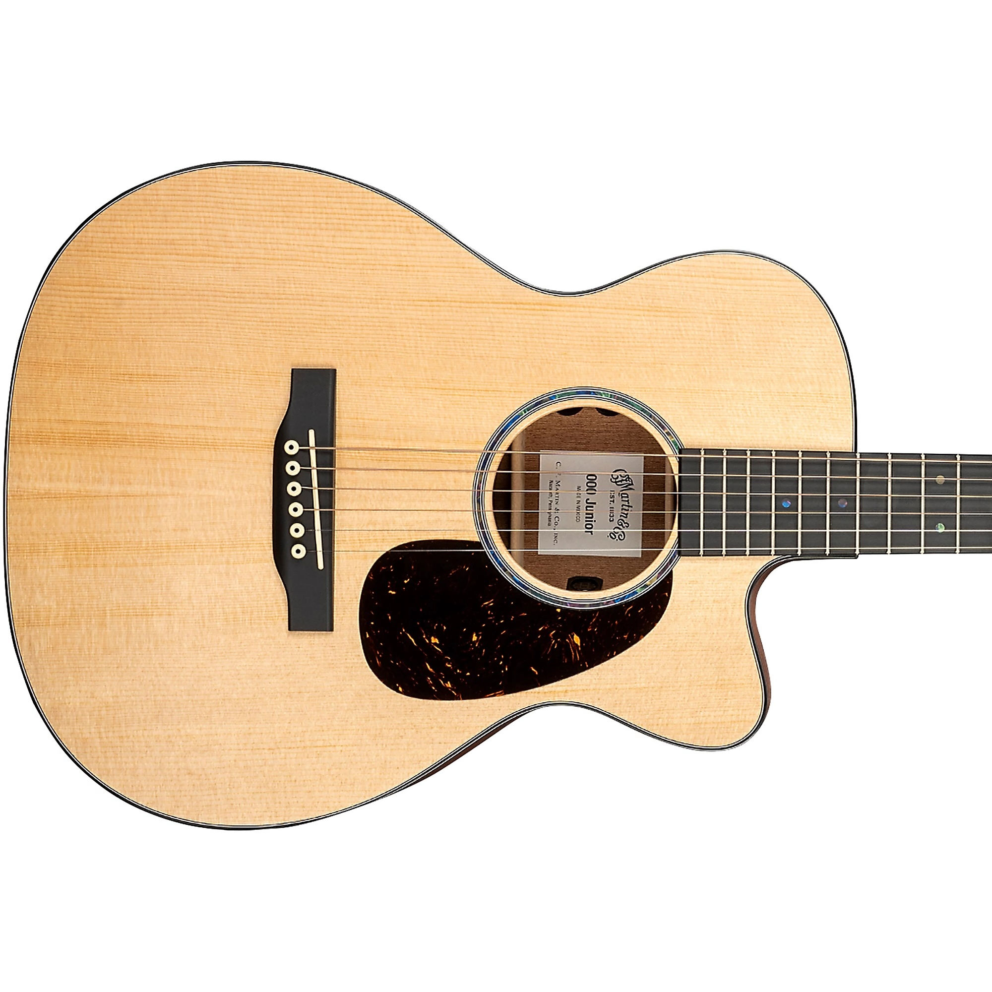 2025 CF Martin 000C Jr E Satin Acoustic-Electric Guitar Natural