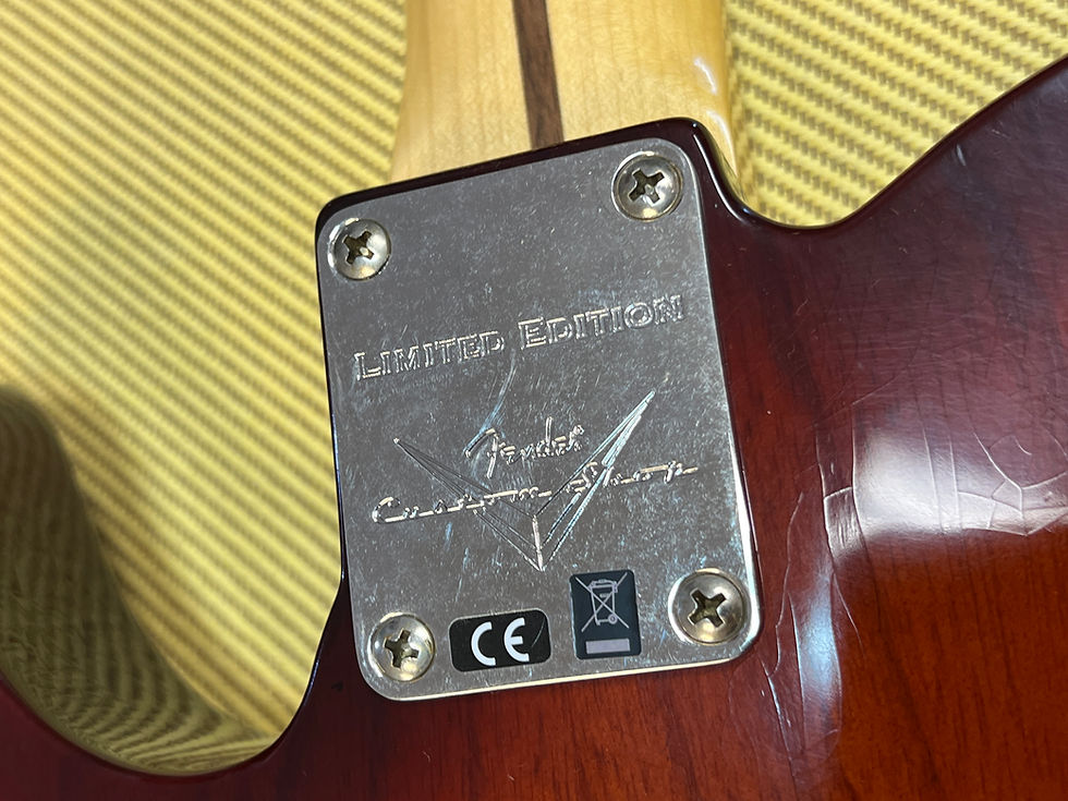 Thumbnail: 2025 Fender Custom Shop 1950s Telecaster Thinline Journeyman Aged Violin Burst