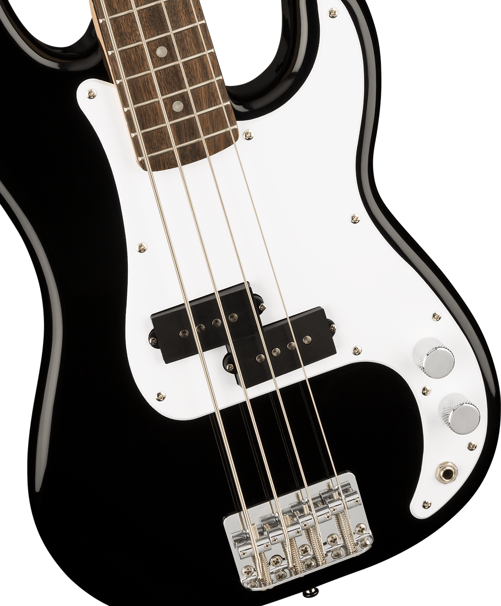 Thumbnail: Squier Mini Precision Bass Laurel Fingerboard Black