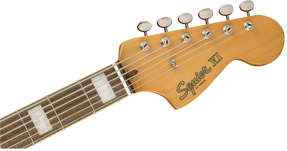 Thumbnail: 2026 Squier Classic Vibe Bass VI Laurel Fingerboard Black