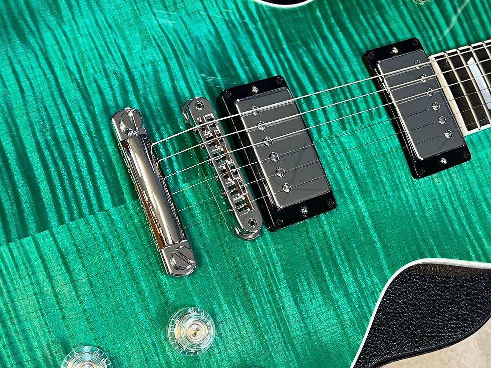 Thumbnail: 2024 Gibson USA Les Paul Modern Figured Electric Guitar Seafoam Green