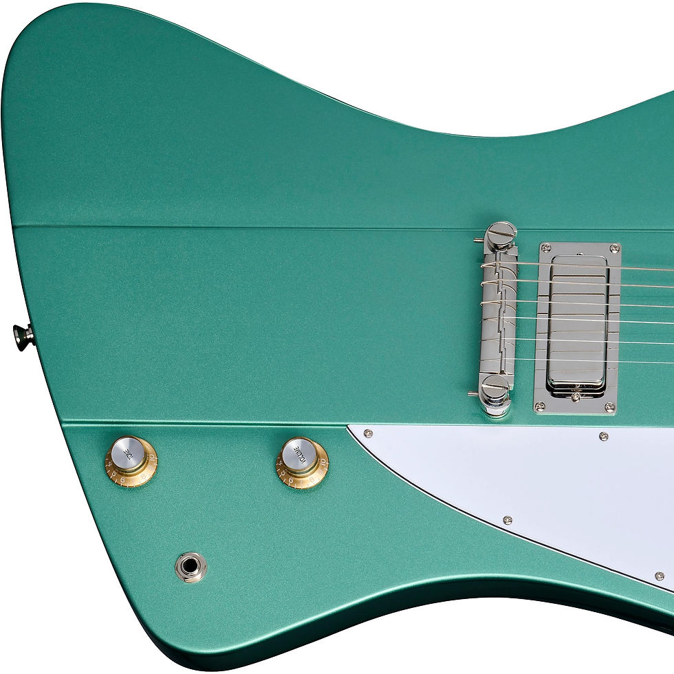 Thumbnail: Epiphone 1963 Firebird I Electric Guitar Inverness Green w case