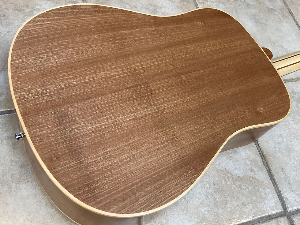 Thumbnail: Gerstenberg Custom Guitars handmade Acoustic Guitar Dreadnought Natural USA PA