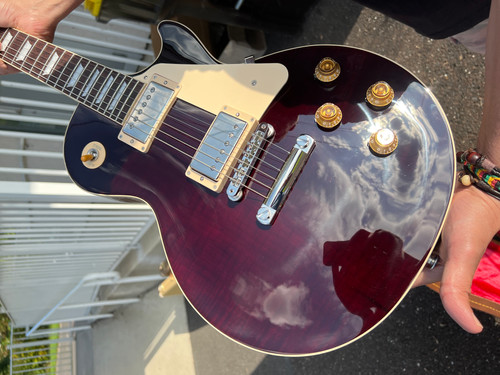 ギター gibson les paul standard 50s ox blood Gibson Les Paul Standard '50s Figured Top - Translucent