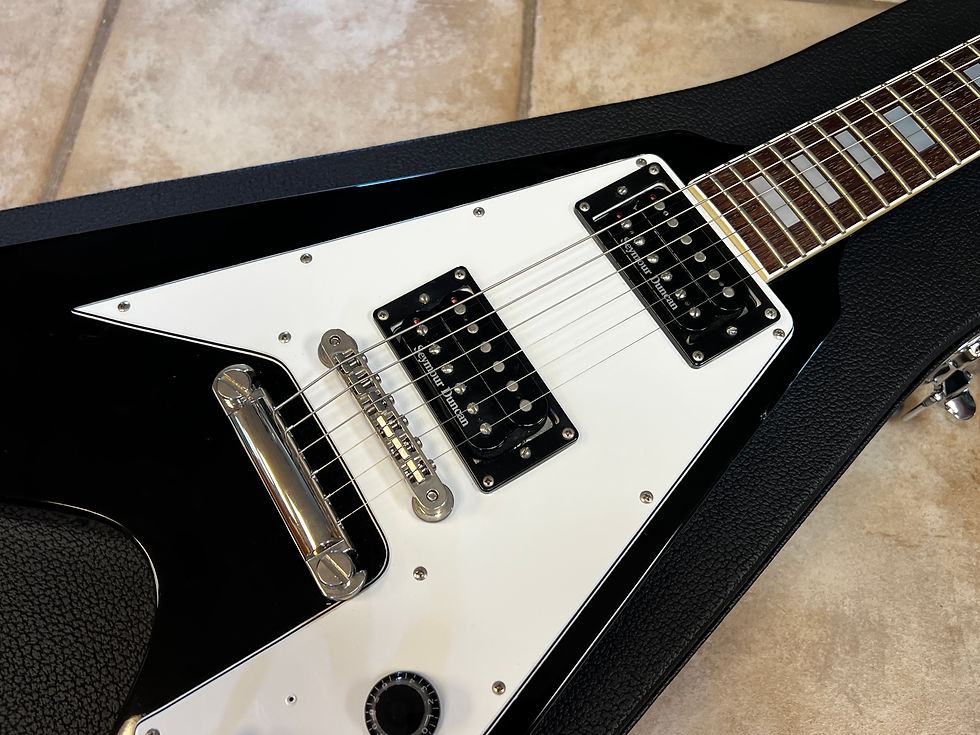 Thumbnail: 2000's Edwards Flying V Electric Guitar Black w case Used – Very Good