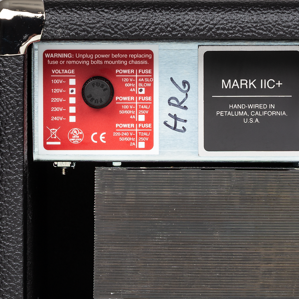 Thumbnail: Mesa Boogie Mark IIC+ HRG 100W Tube Guitar Amp Head Black Bronco