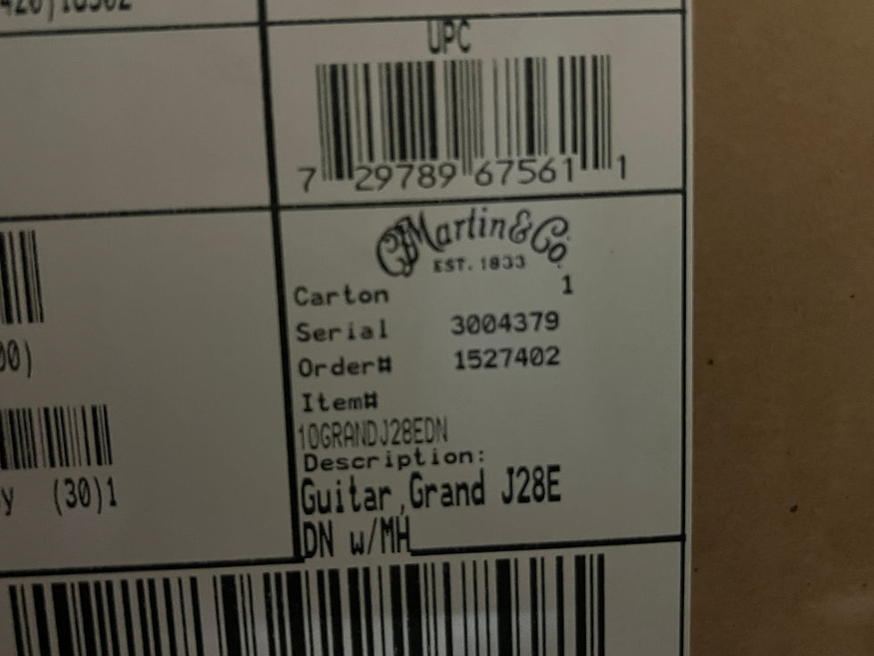 Thumbnail: 2025 CF Martin Grand J-28E DN Double Neck Acoustic-Electric Guitar Natural