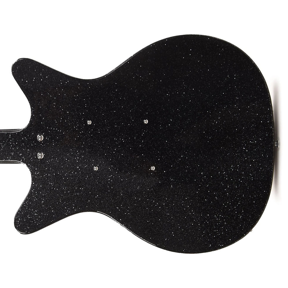 Thumbnail: Danelectro '59M NOS+ Electric Guitar Metalflake Black Out