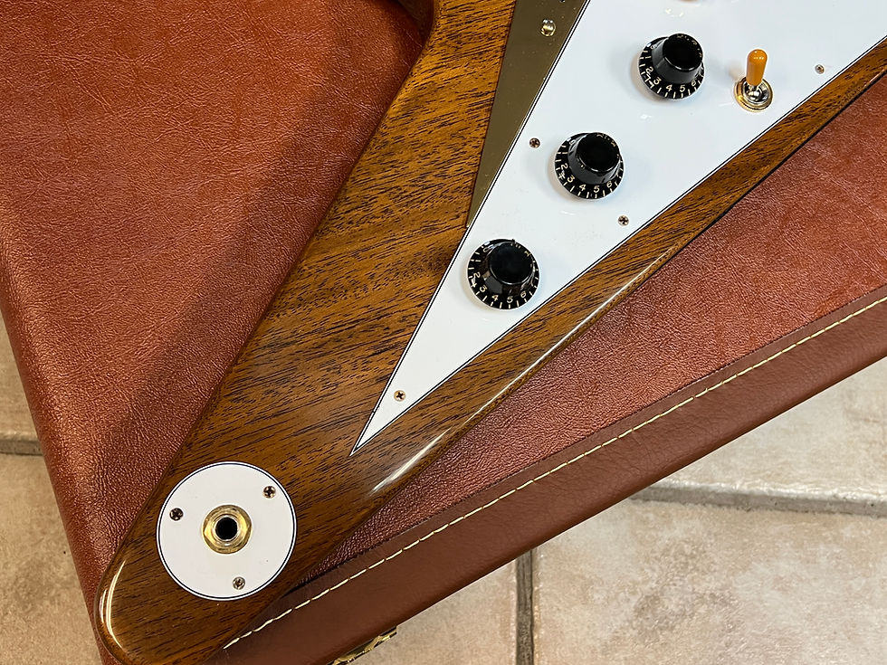 Thumbnail: 2026 Gibson Custom 1958 Flying V Reissue Mahogany Antique Natural VOS