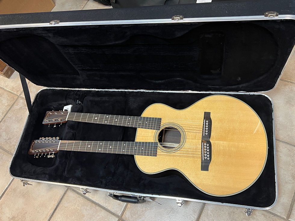 Thumbnail: 2025 CF Martin Grand J-28E DN Double Neck Acoustic-Electric Guitar Natural