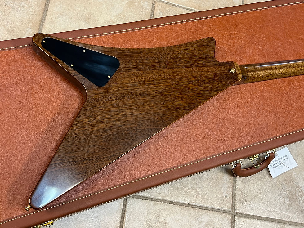 Thumbnail: 2025 Gibson Custom Shop 1957 Moderne Mahogany VOS Antique Natural