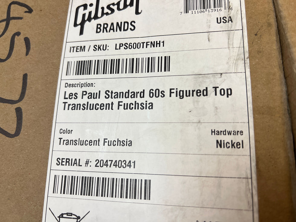 Thumbnail: 2024 Gibson USA Les Paul Standard 60s Figured Top Transparent Fuchsia