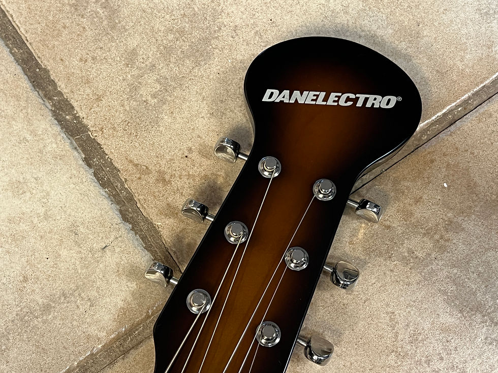 Thumbnail: Danelectro Baby Sitar Brown Burst