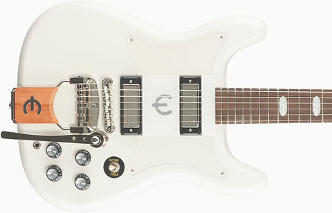 Epiphone Crestwood Custom with Tremotone Polaris White | dtown