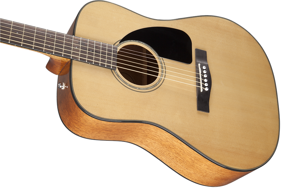 Thumbnail: Fender CD-60 Dreadnought V3 with Case Walnut Fingerboard Natural