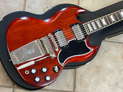 2025 Epiphone 1964 SG Standard with Maestro Vibrola Reissue Cherry