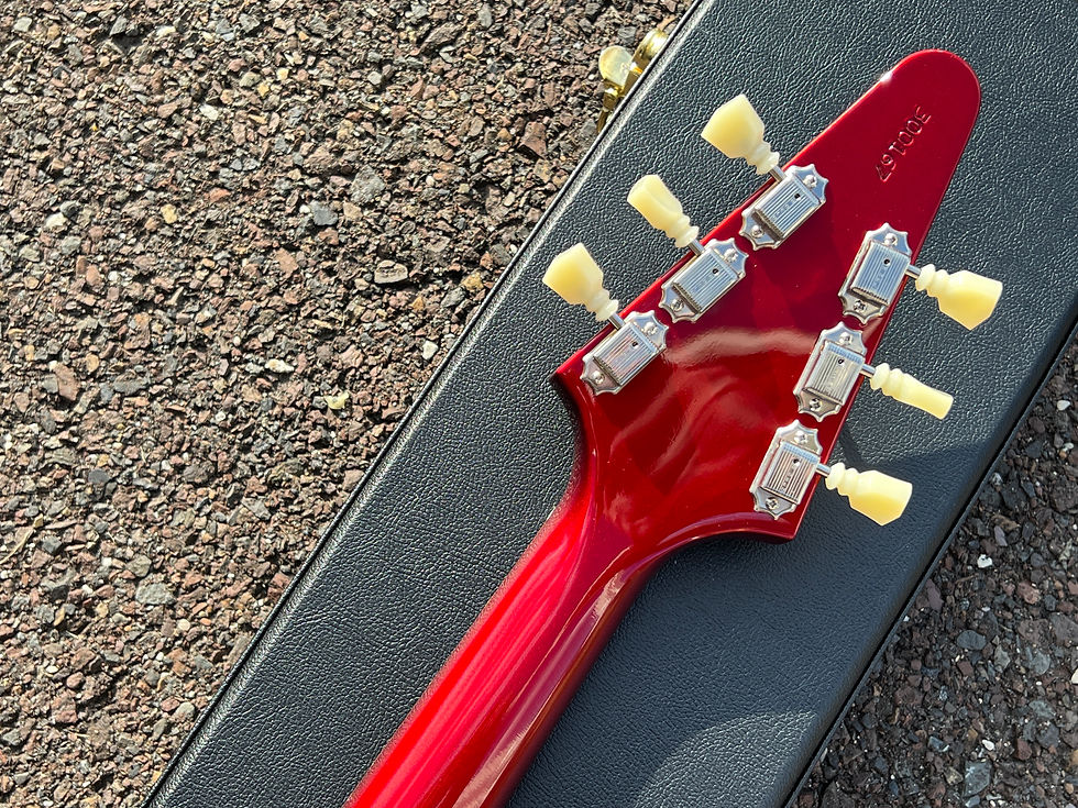 Thumbnail: 2023 Gibson Custom 1967 Mahogany Flying V Reissue Maestro Vibrola Burgundy