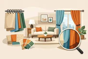 How to Match Curtain Fabrics with Your Room