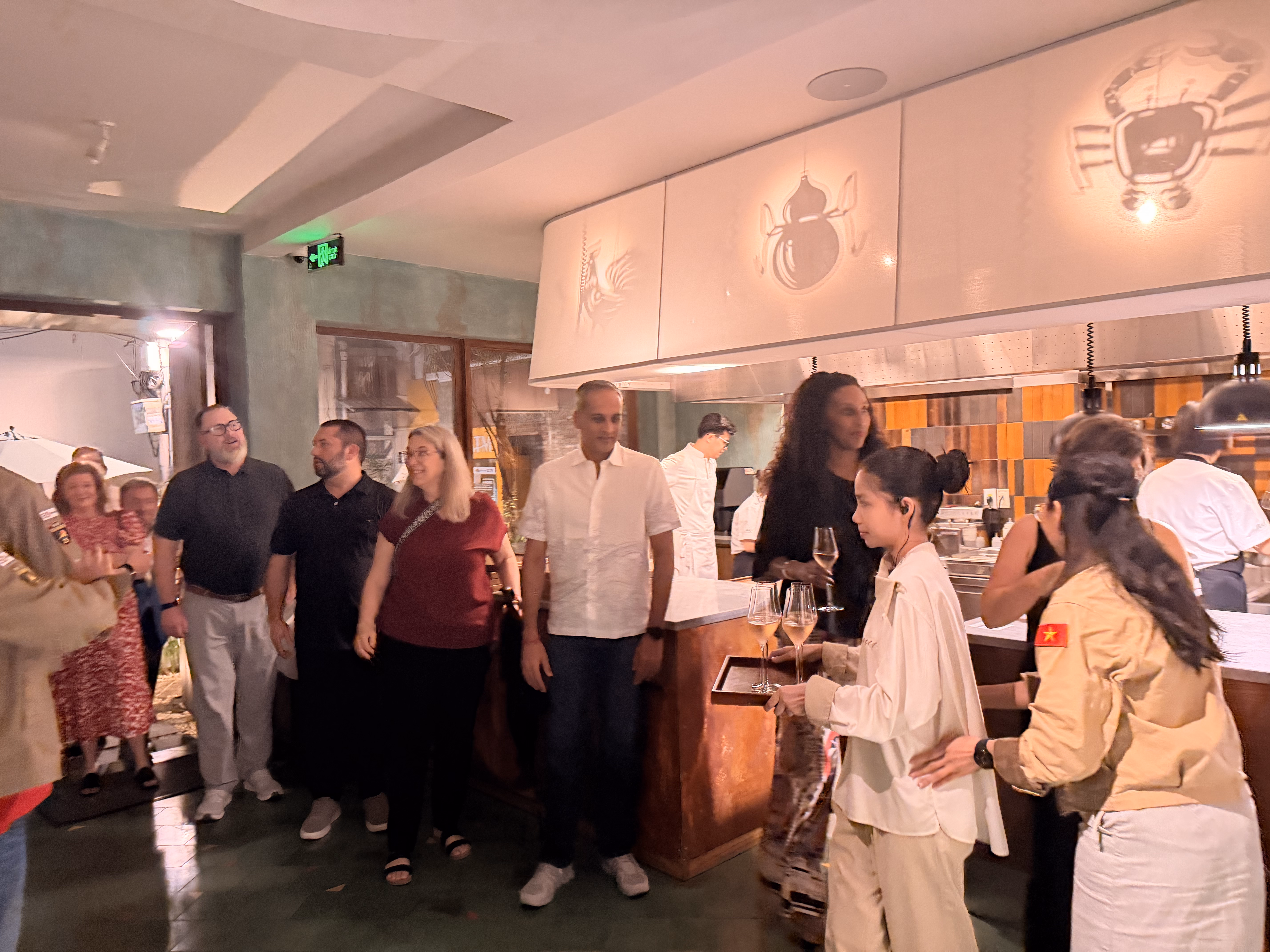 EO Global Board greeted by EO Vietnam Members at Aiii restaurant