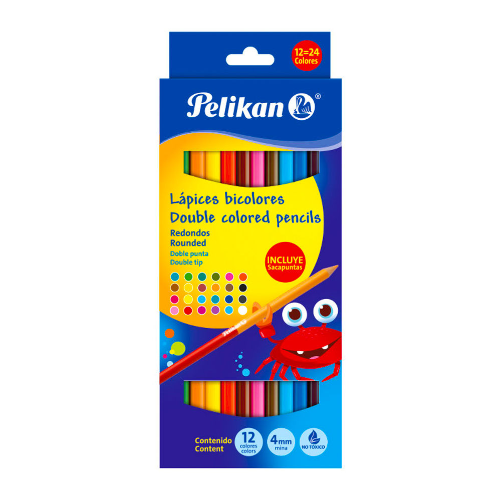COLOR PELIKAN X12 DOBLE PUNTA