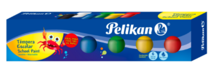 TEMPERA PELIKAN JUNIOR PALETA X6