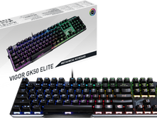 MSI ANNOUNCES VIGOR GK50 ELITE GAMING KEYBOARDS, CLUTCH GM08 GAMING MOUSE AND VIGOR WR01 WRIST REST