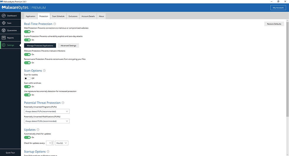 Malwarebytes Premium security