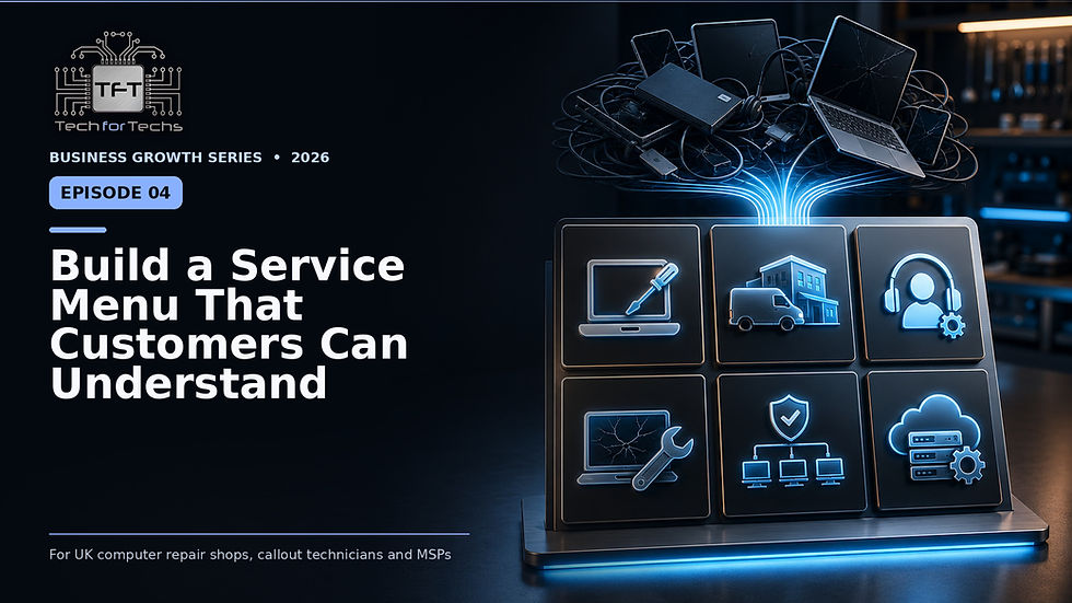 Build a Service Menu That Customers Can Understand