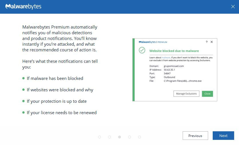 Malwarebytes Premium malware