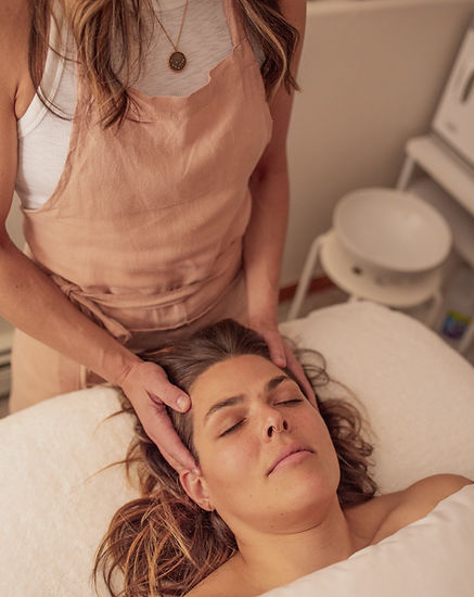 holistic facial with scalp massage