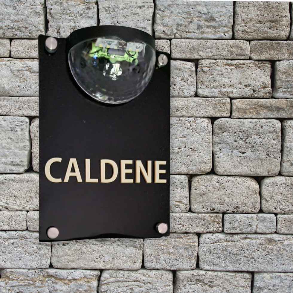 Acrylic House Signs with Solar Light