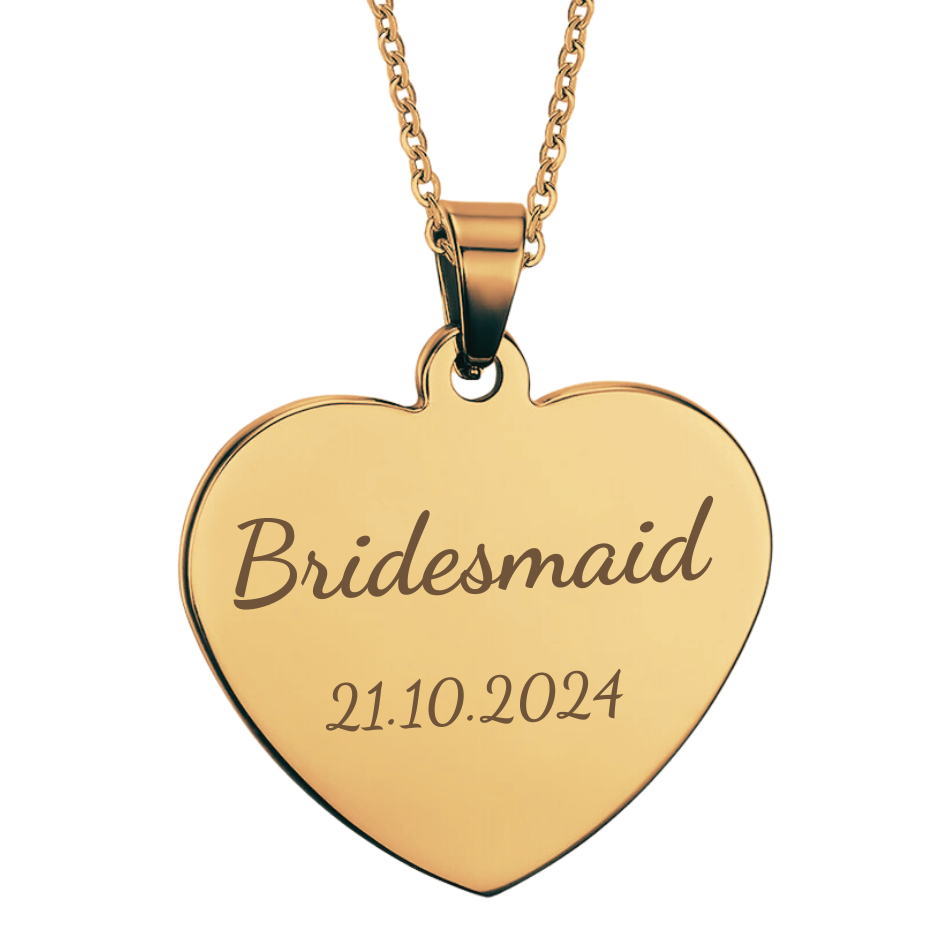Thumbnail: Gold Bridesmaid Necklace