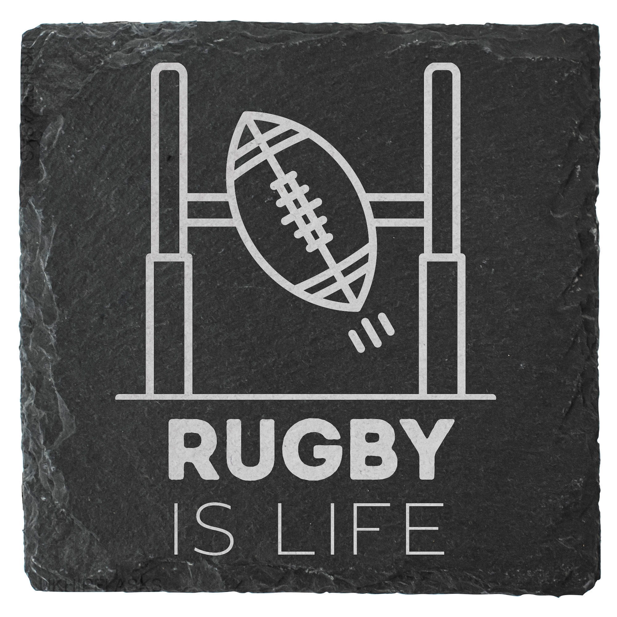 Rugby Is Life Slate Coaster