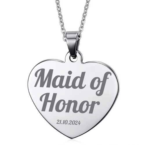 Thumbnail: Maid of Honor Personalised Necklace