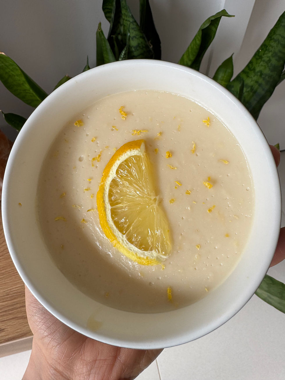 Creamy Lemon Oat Pudding