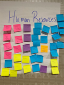 Sticky notes from an activity at a SAPST training