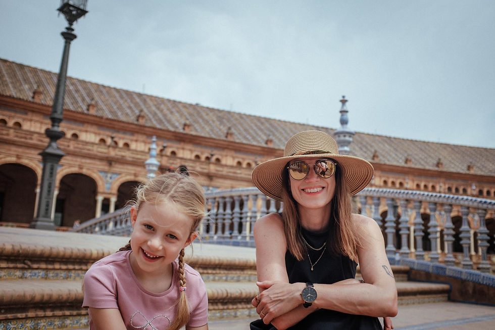 Plaza de España s dětmi