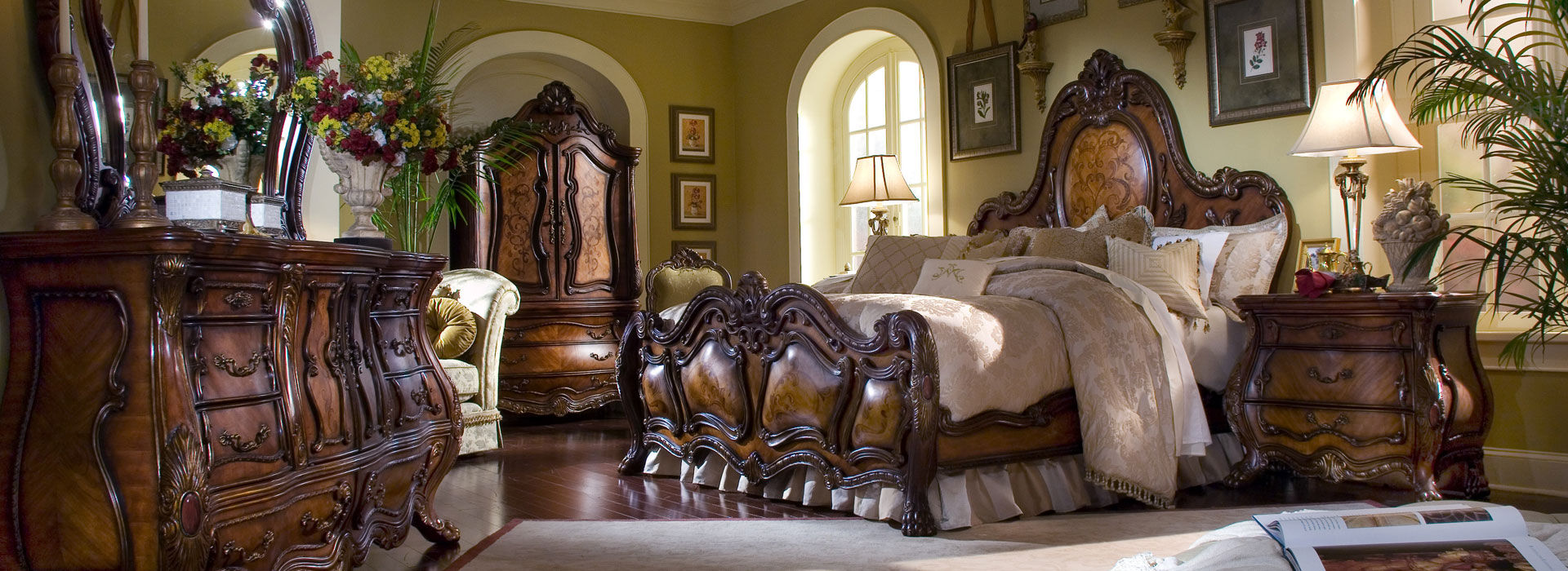 Michael Amini Chateau Beauvais Bedroom Set