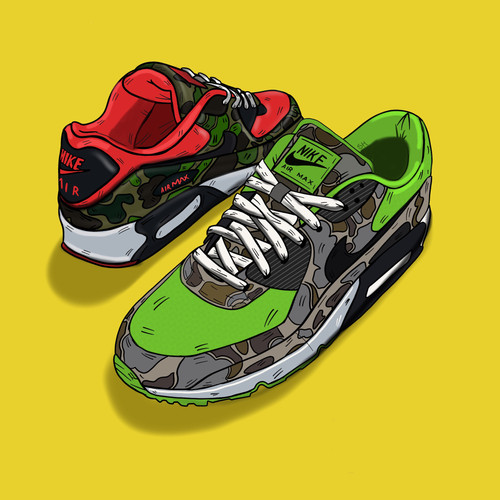 nike ghost green duck camo