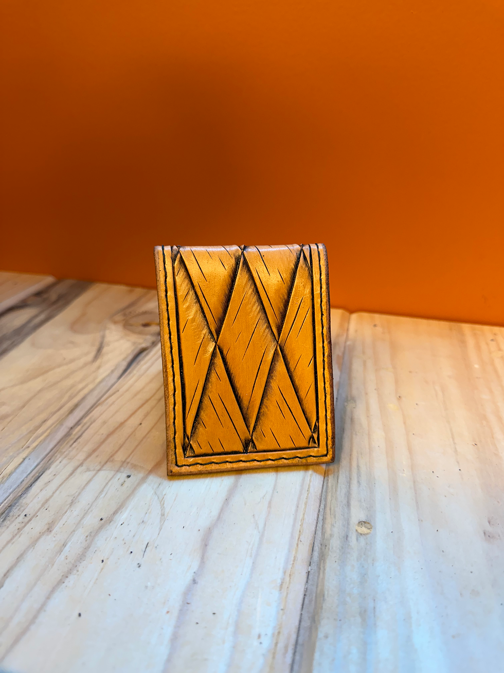 Leather Cash Clip Wallet