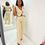 Miniature : Ensemble Pantalon Chic Nude 