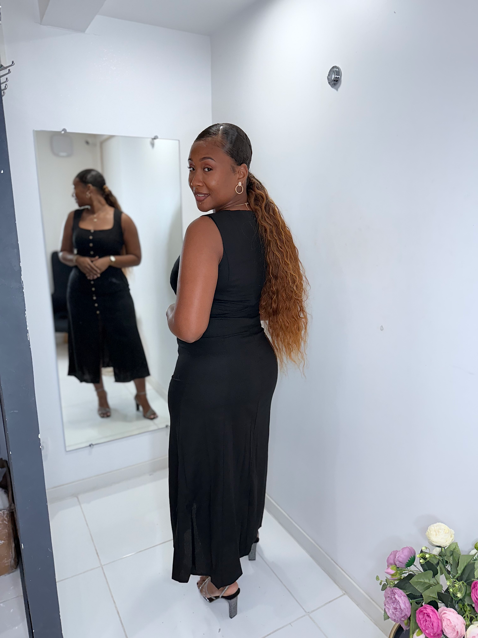 Miniature : Robe Évasée mi longue Black 