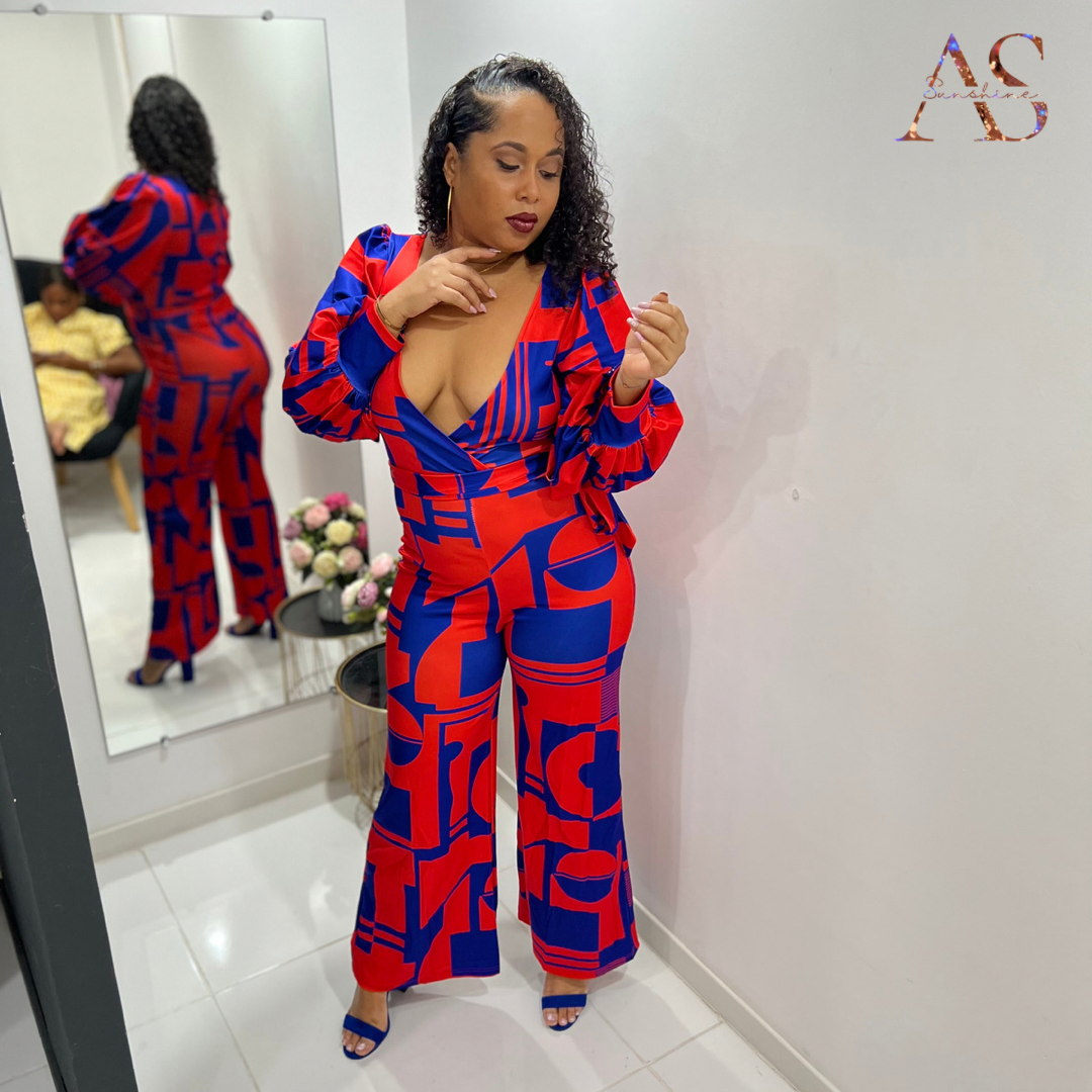 Combinaison Pantalon Bicolore 