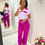 Miniature : Ensemble Pantalon Classy purple