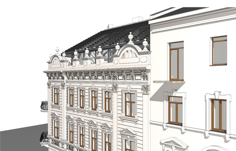Реконструкція кам'яниці на вул. Бандери